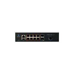 Switch cnMatrix EX2010-P capa 3 de 10 puertos(8 PoE Gigabit 802.3af/at, 2 SFP, 1 consola, 1 MNGMT, 1 USB) administración desde la Nube (MX-EX2010PXA-U)