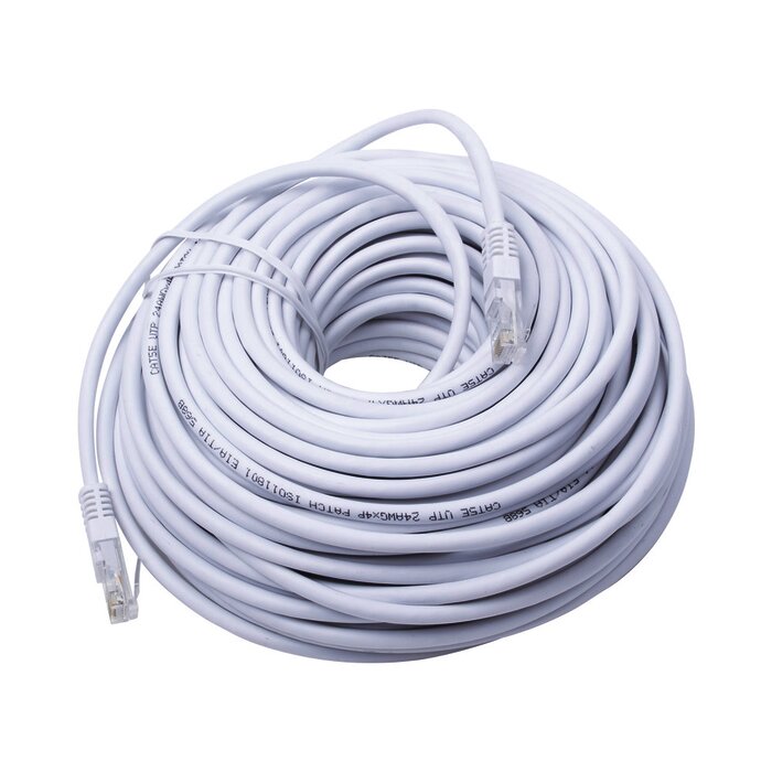 Cable de Parcheo UTP Cat5e - 30 metros - Blanco