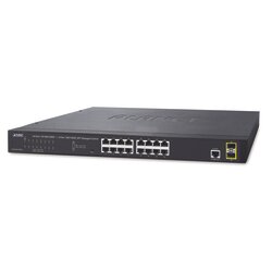 Switch Administrable Capa 2 de 16 puertos 10/100/1000T + 2 puertos SFP 100/1000X