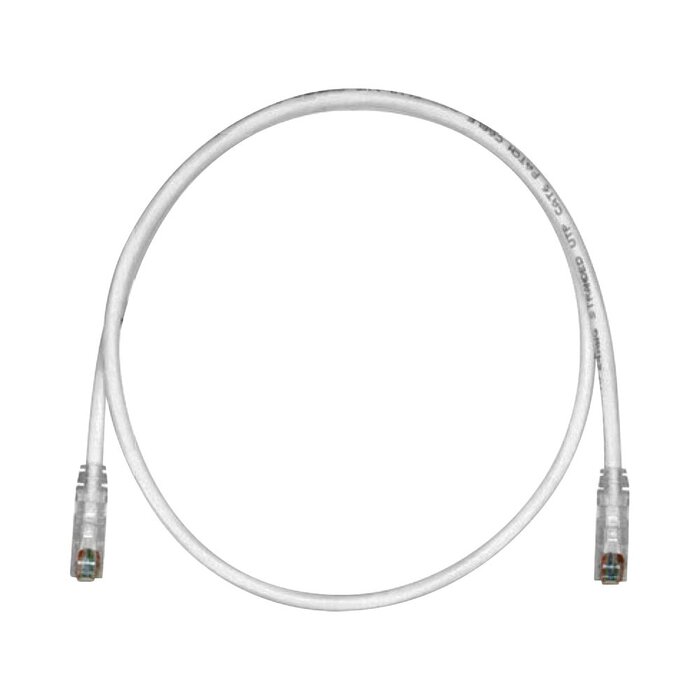 Cable de Parcheo TX6, UTP Cat6, 24 AWG, CM/LSZH, Color Blanco Mate, 5ft
