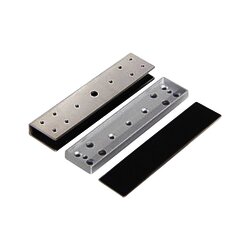 Soportes tipo "U" para puerta de vidrio para serie de 600 libras (interior)