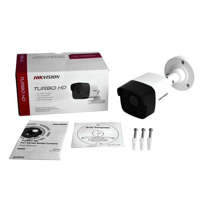 Bullet TURBOHD 5 Megapixel / SÚPER BAJA ILUMINACIÓN / dWDR / Gran Angular 91º / Lente 2.8 mm / 20 mts Smart / 20 mts IR EXIR / Exterior IP67