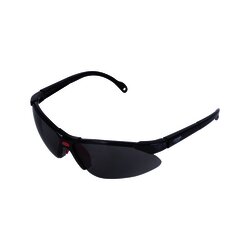 Lentes de seguridad modelo "Orión" negro, armazón de plástico.