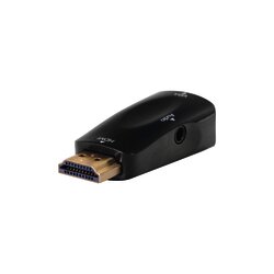 Adaptador HDMI a VGA chapado en níquel