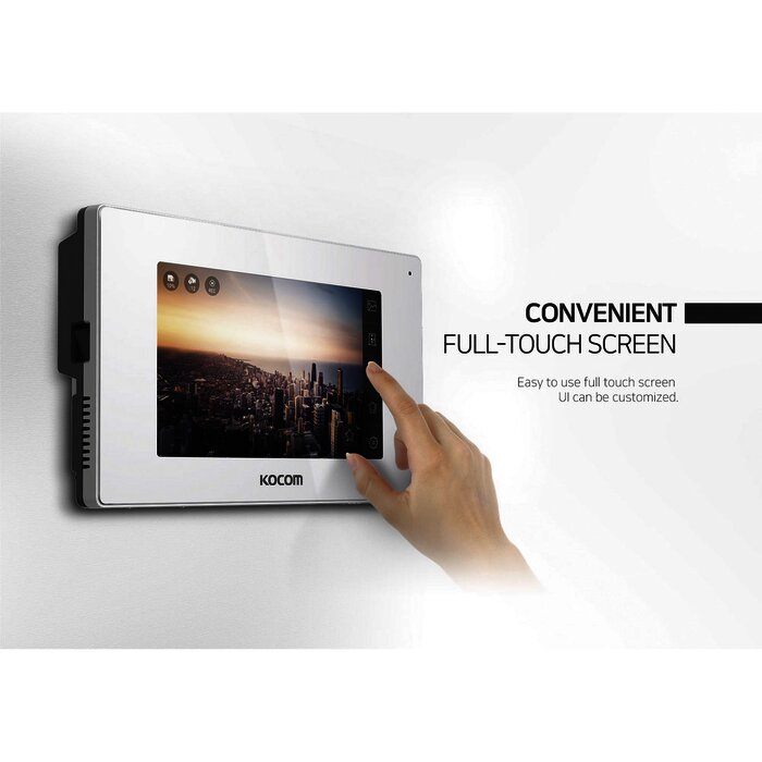 VIDEOPORTERO TOUCH SCREEN de 7", GRABACION en microSD