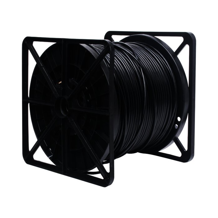 Bobina de cable de 305 Metros Cat6+ CALIBRE 23 Exterior Blindado tipo FTP para CLIMAS EXTREMOS, UL, color Negro,