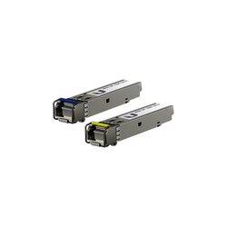 UFiber Módulo SFP, transceptor MiniGibic MonoModo 1.25 Gbps, distancia 3km, un conector LC