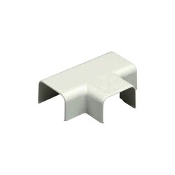 Conexión en "T", para uso con canaleta LD5, material ABS, Color Blanco Mate