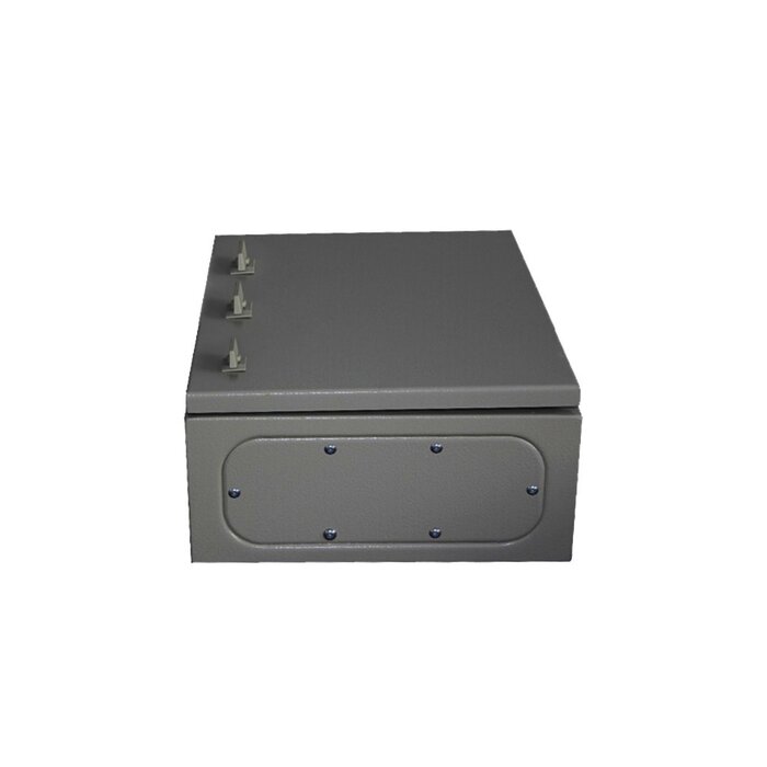 Gabinete de Acero IP66 Uso en Intemperie (800 x 1000 x 300 mm) con Placa Trasera Interior y Compuerta Inferior Atornillable (Incluye Chapa y Llave).