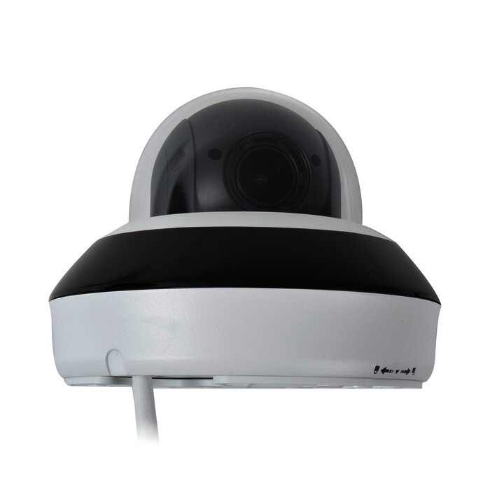 Mini PTZ IP 2 Megapixel / 4X Zoom / H.265+ / 20 mts IR EXIR / WDR / PoE / IK10 / IP66 / Ultra Baja Iluminación