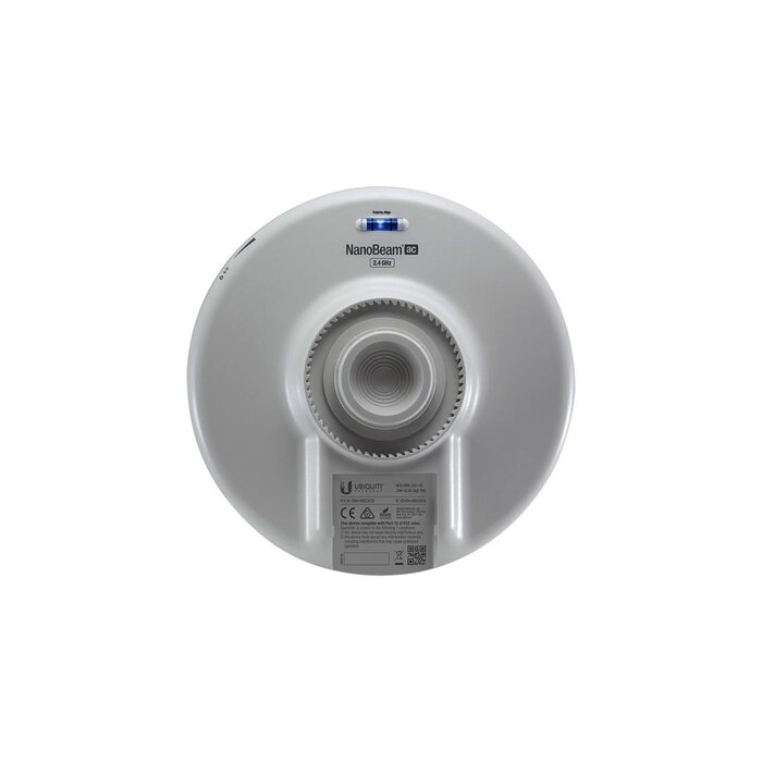NanoBeam airMAX AC CPE hasta 330 Mbps, 2 GHz (2412 - 2472 MHz) con antena integrada de 13 dBi