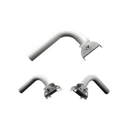 Montaje universal flexible para instalación en poste o pared, compatible con equipos Ubiquiti, Mimosa, Cambium y Altai