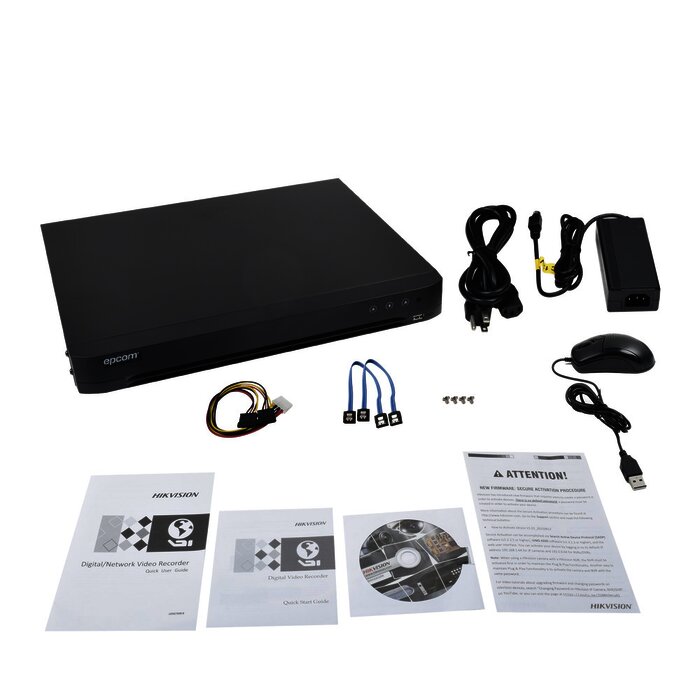 DVR 4 Megapixel / 24 Canales TURBOHD + 8 Canales IP / 2 Bahías de Disco Duro / 1 Canal de Audio / Videoanalisis