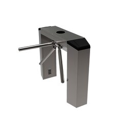 Torniquete Industrial en Acero Inoxidable,Motorizado, Bidireccional, Espacio para Lectora de Proximidad, Interiores