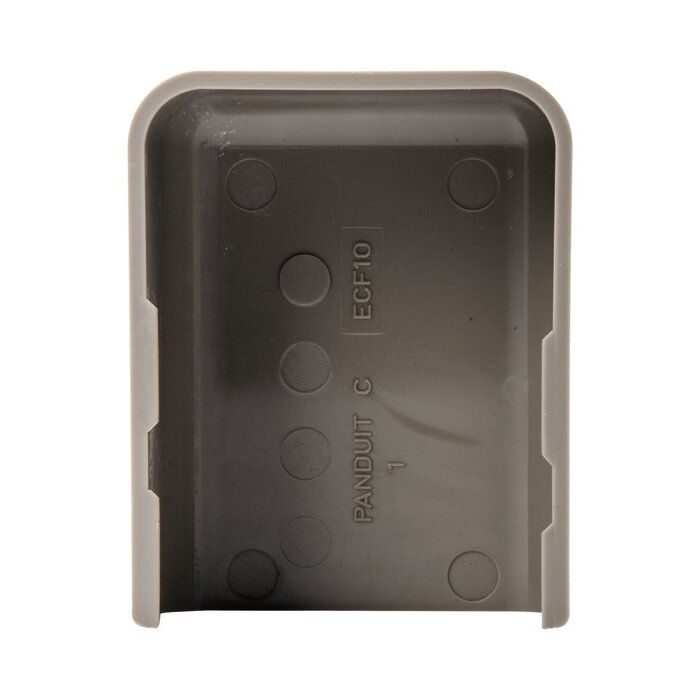 Tapa Final, para uso con canaleta LD10, material ABS, Color Gris