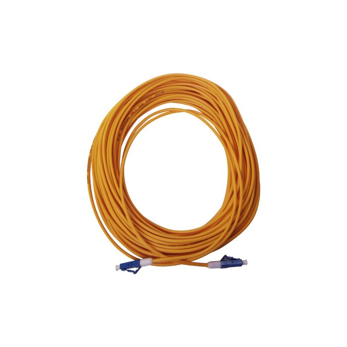 Jumper de Fibra Óptica Simplex, Monomodo, con Conectores LC/UPC-LC/UPC, de 20 Metros