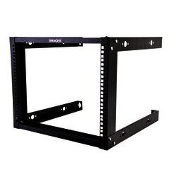 Rack Abierto de 19" para Montaje en Pared de 8 Unidades.