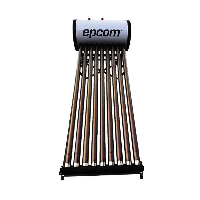 Bóiler Solar de Baja Presión con 9 Tubos de Vacío de 90 L