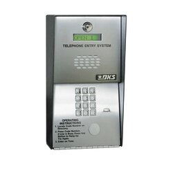 Audioportero telefónico / 600 números telefónicos / Control para 2 puertas / Gabinete para sobreponer/ Marcación a 16 digitos / Linea análoga o digital