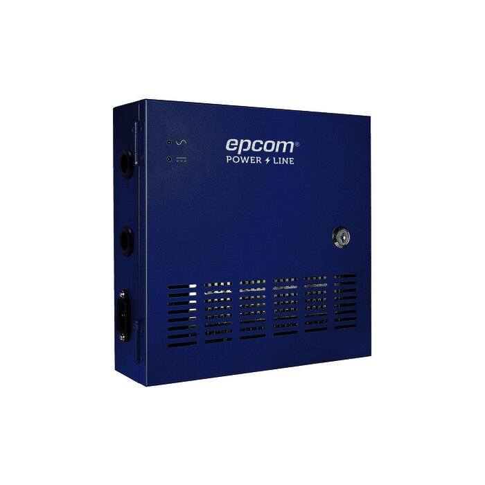 Fuente de poder profesional HEAVY DUTY de 11 - 15 Vcd @ 30 Amper, para 18 cámaras, con voltaje de entrada de: 110-220 Vca