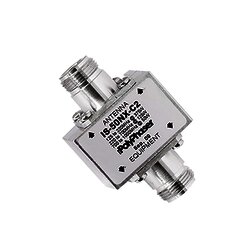 Protector Coaxial RF de CD Para 125 - 1000 MHz Con Ceja lateral y Conectores N Hembra en Ambos Lados