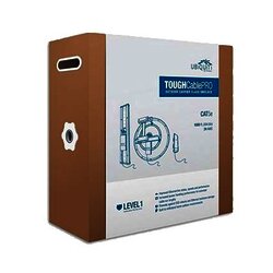 Bobina de cable de 305 metros, Cat5e exterior blindado color negro, ideal para proteger tu red de ambientes extremos y descargas electrostáticas