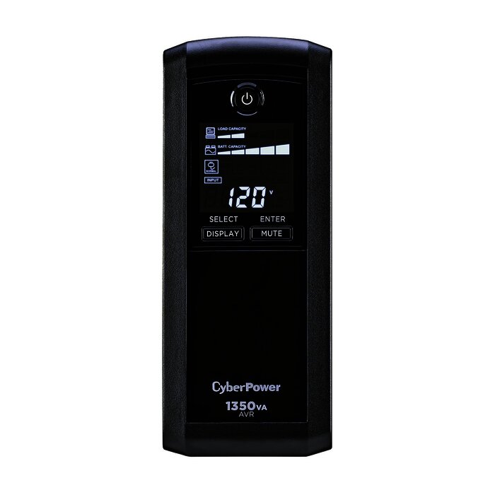 UPS de 1350 VA/815 W, Topología Línea Interactiva, Entrada 120 Vca NEMA 5-15P, Tipo Mini Torre, Con 10 Tomas NEMA 5-15R