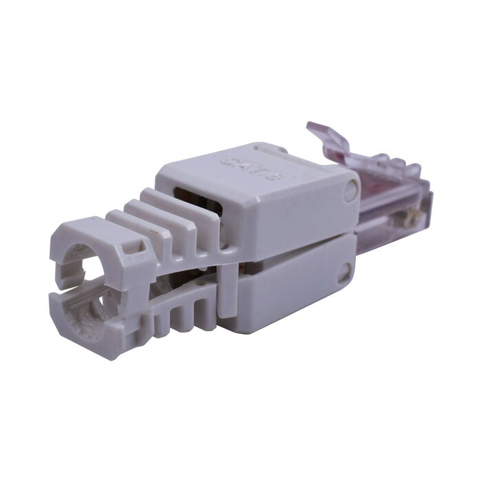 Conector de red RJ45 para cable CAT6 SIN USO DE HERRAMIENTAS