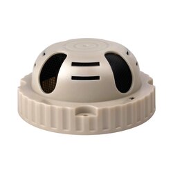 Micrófono omnidireccional, en sensor de humo, alta fidelidad, con distancia de recepción de 10-100 metros cuadrados