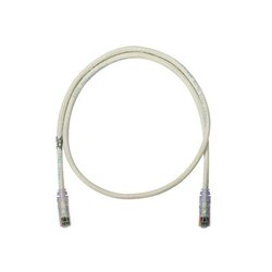 Cable de parcheo UTP Categoría 6, con plug modular en cada extremo - 3 m. - Blanco mate