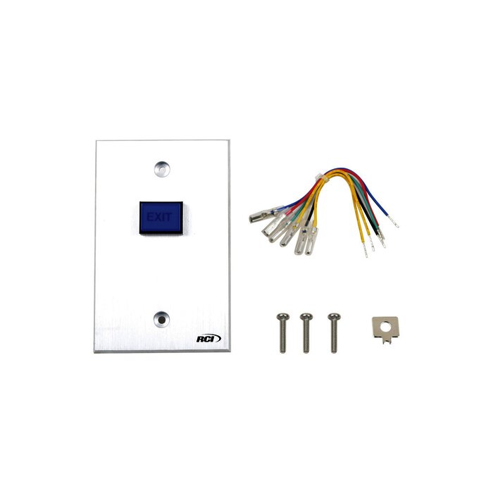 Botón de Salida/ Placa Aluminio REFORZADO / NO & NC / UL/2 Años Garantia