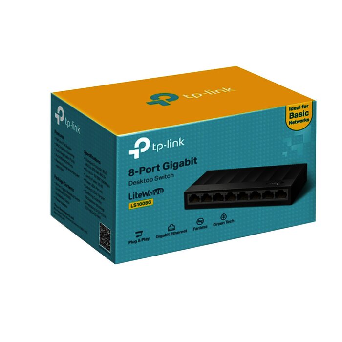 Switch para escritorio 8 puertos 10/100/1000Mbps